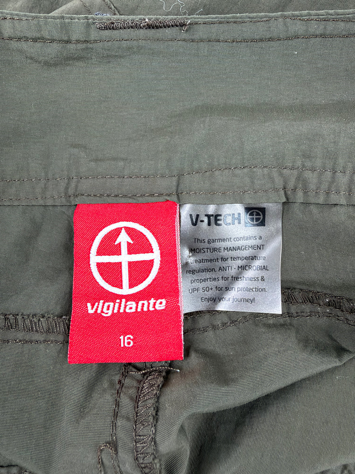 Vigilante Deep Green Lightweight Hiking Short - AU16