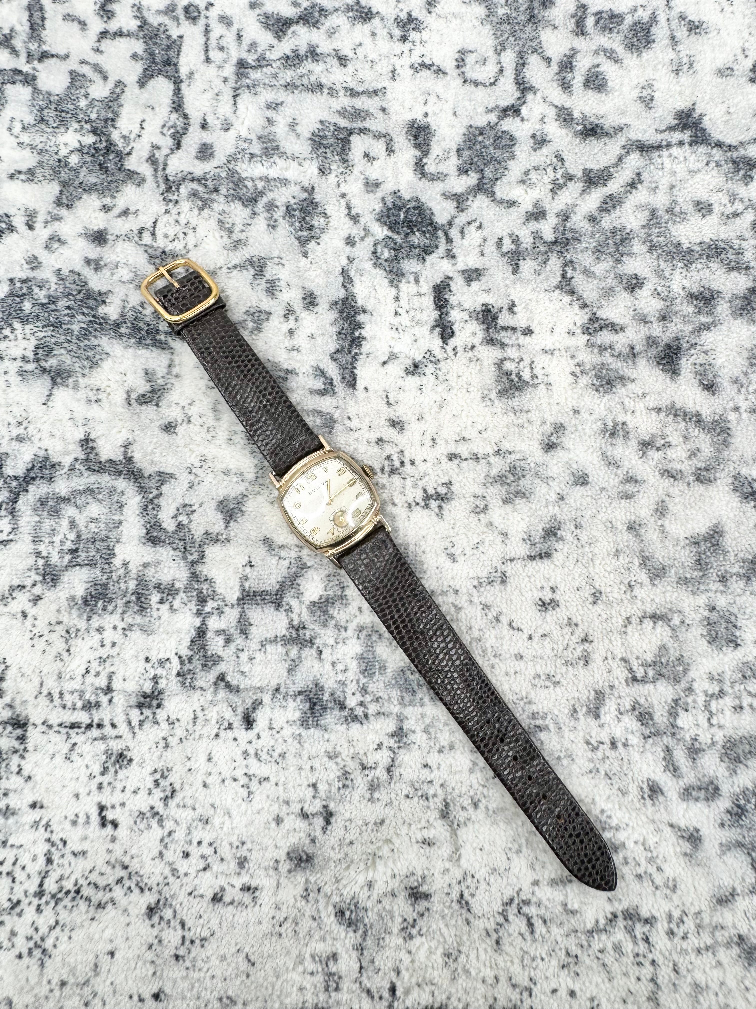 Vintage Bulova Gold Plated Watch