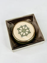 Framecraft Forest Green Porcelain Trinket Box