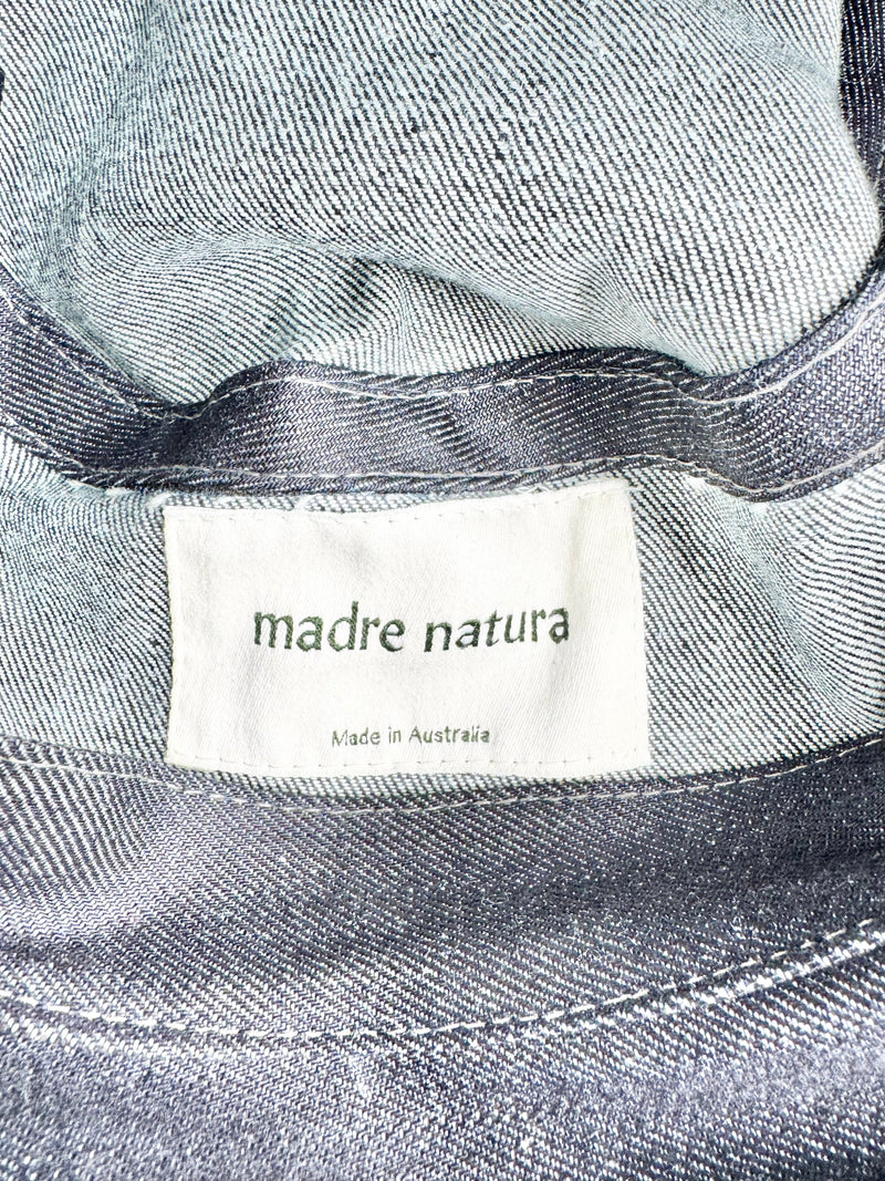 Madre Nature 'Happy Wonderer' Denim Bucket Hat NWT
