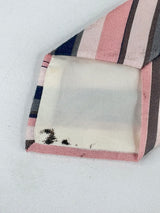Vintage Givenchy Gentleman Pink & Blue Striped Tie