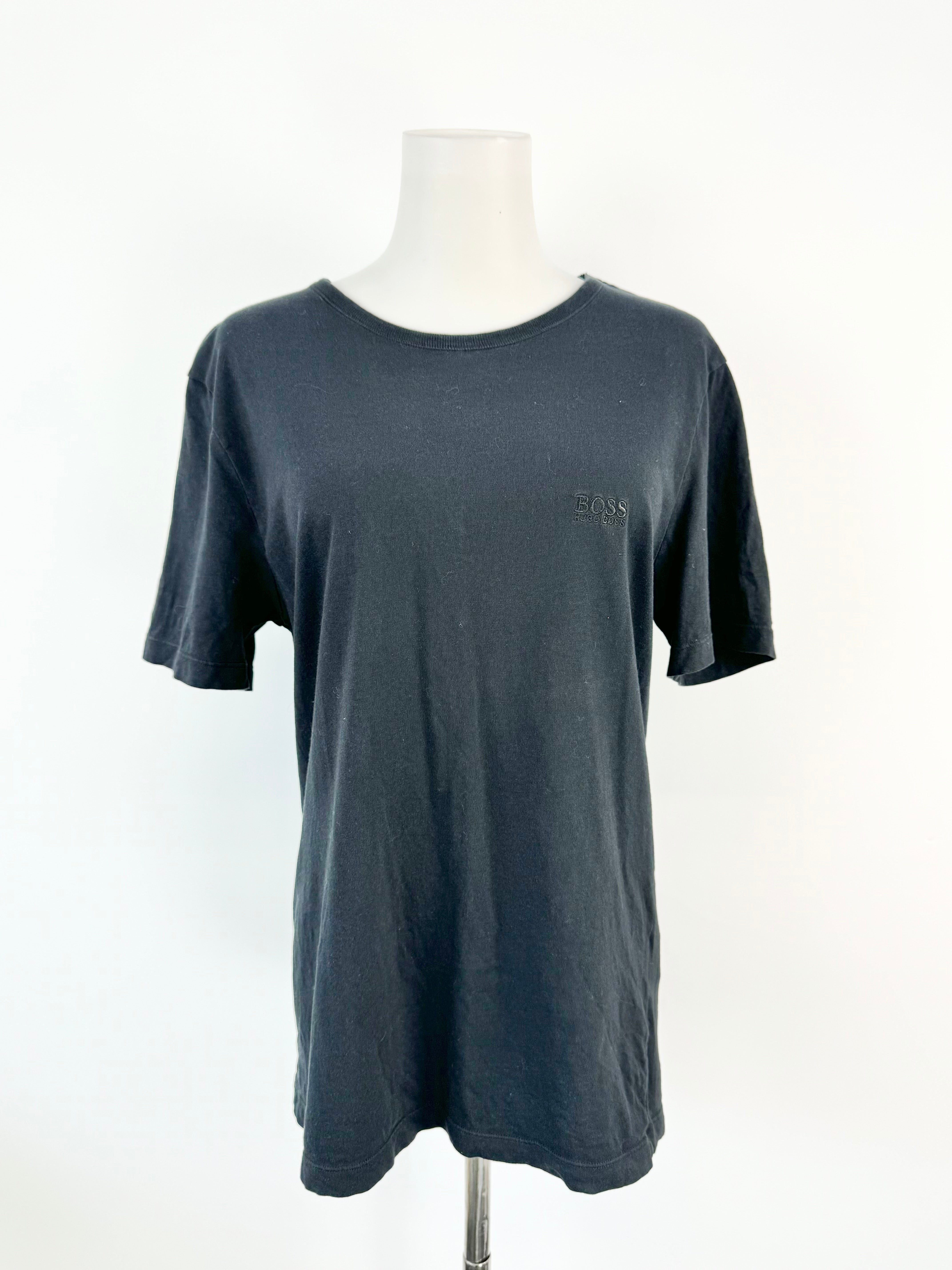 Boss Hugo Boss Black Cotton T-Shirt - M