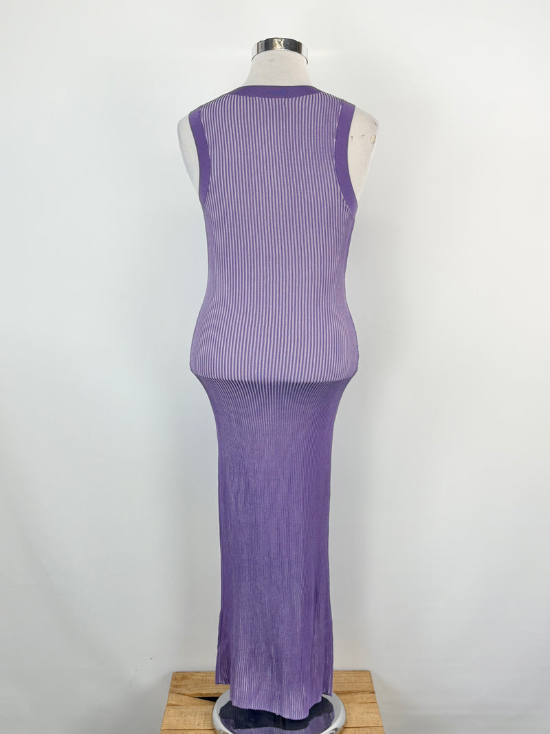 Sass & Bide Lilac 'Sugar Pill' Knit Tank Dress - AU10/12