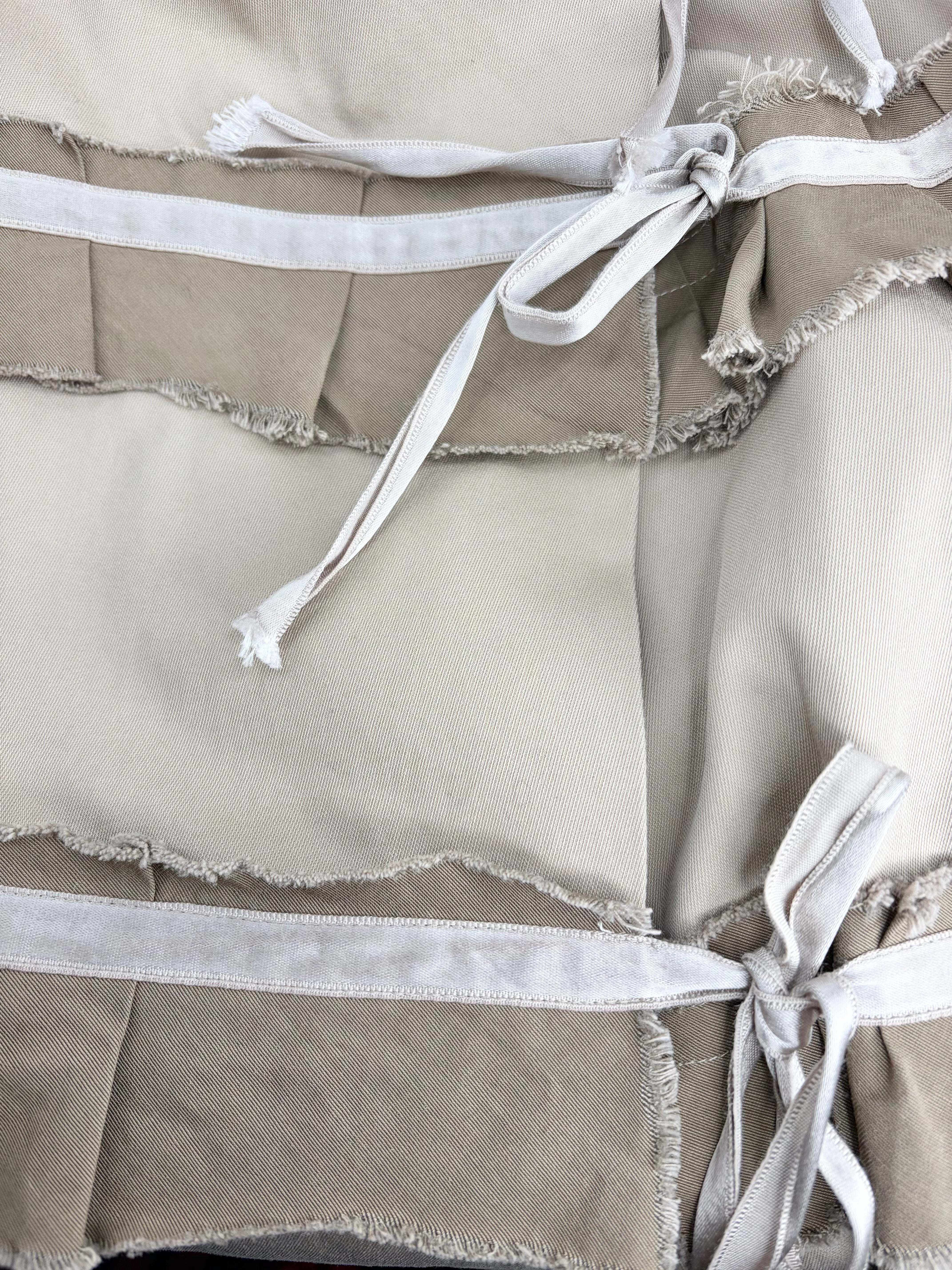 90s/Y2K Archival Plein Sud Deconstructed Layered Patchwork Skirt - AU10