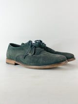 Bared Navy Blue Suede 'Carbon' Shoes - EU45