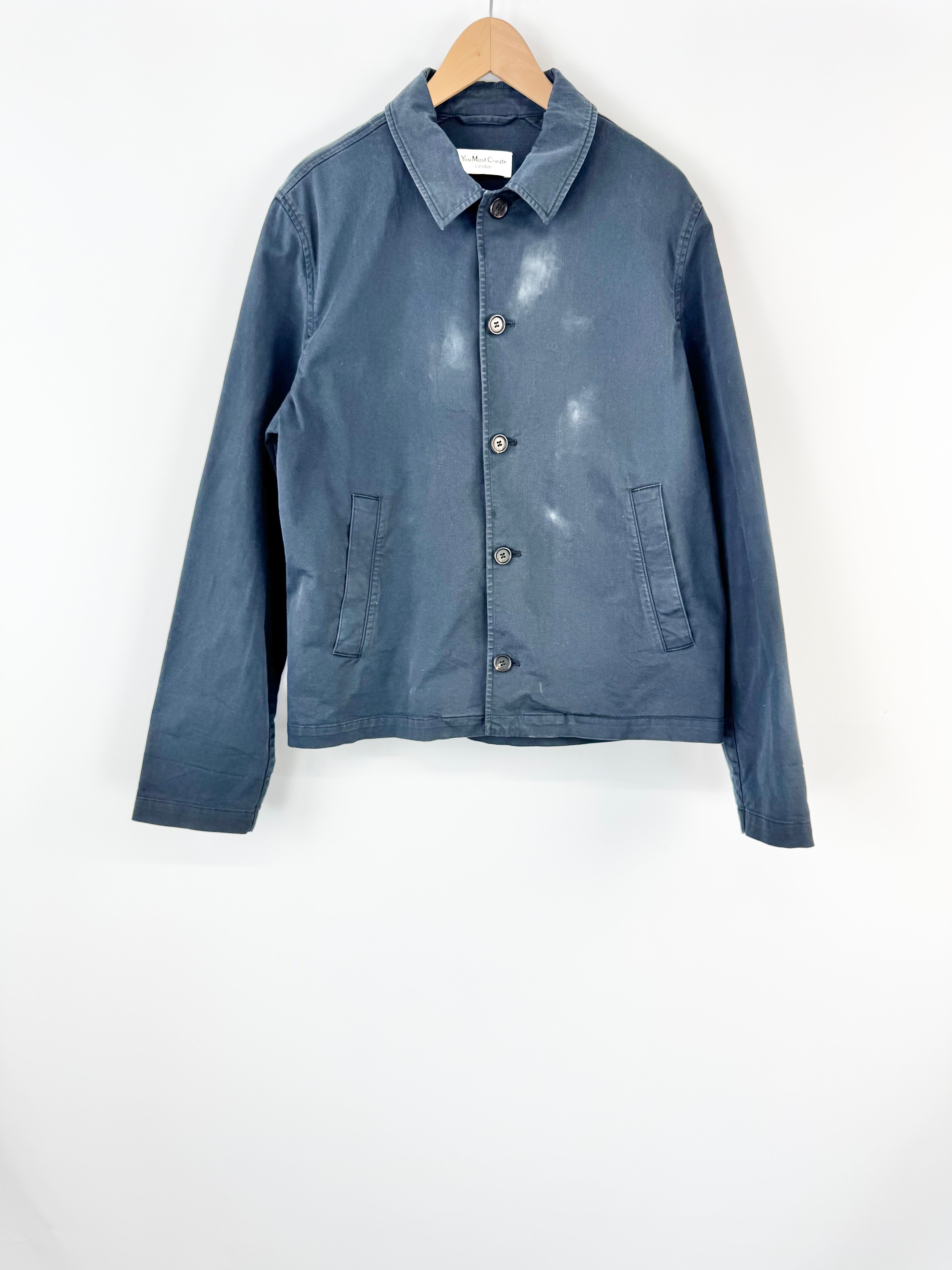You Must Create Blue Construction Jacket - S/M