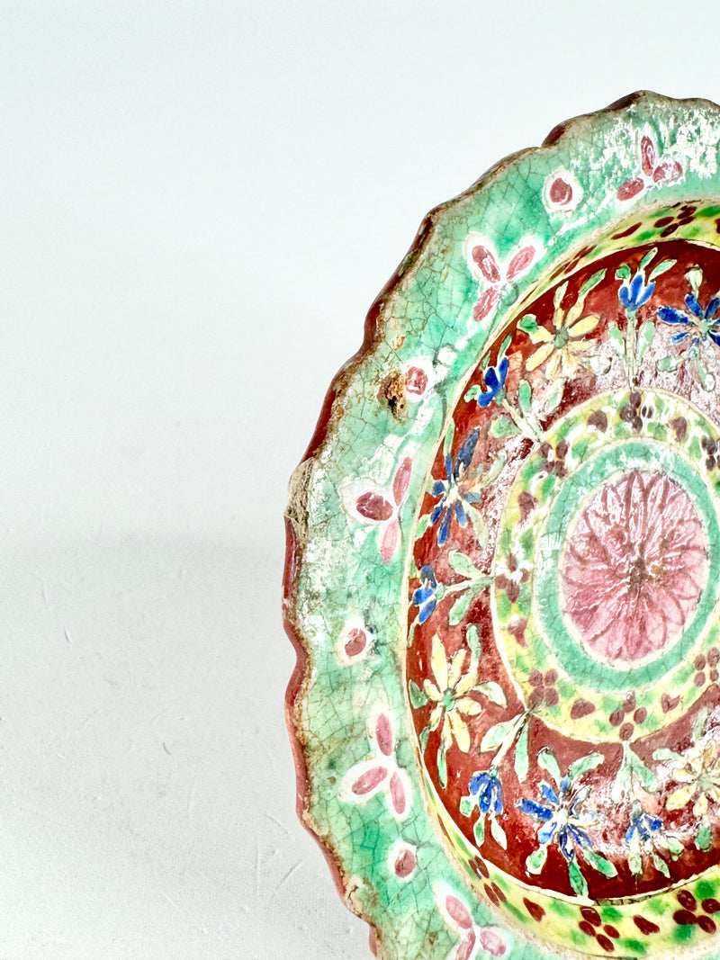 Antique Benjarong Porcelain Bowl