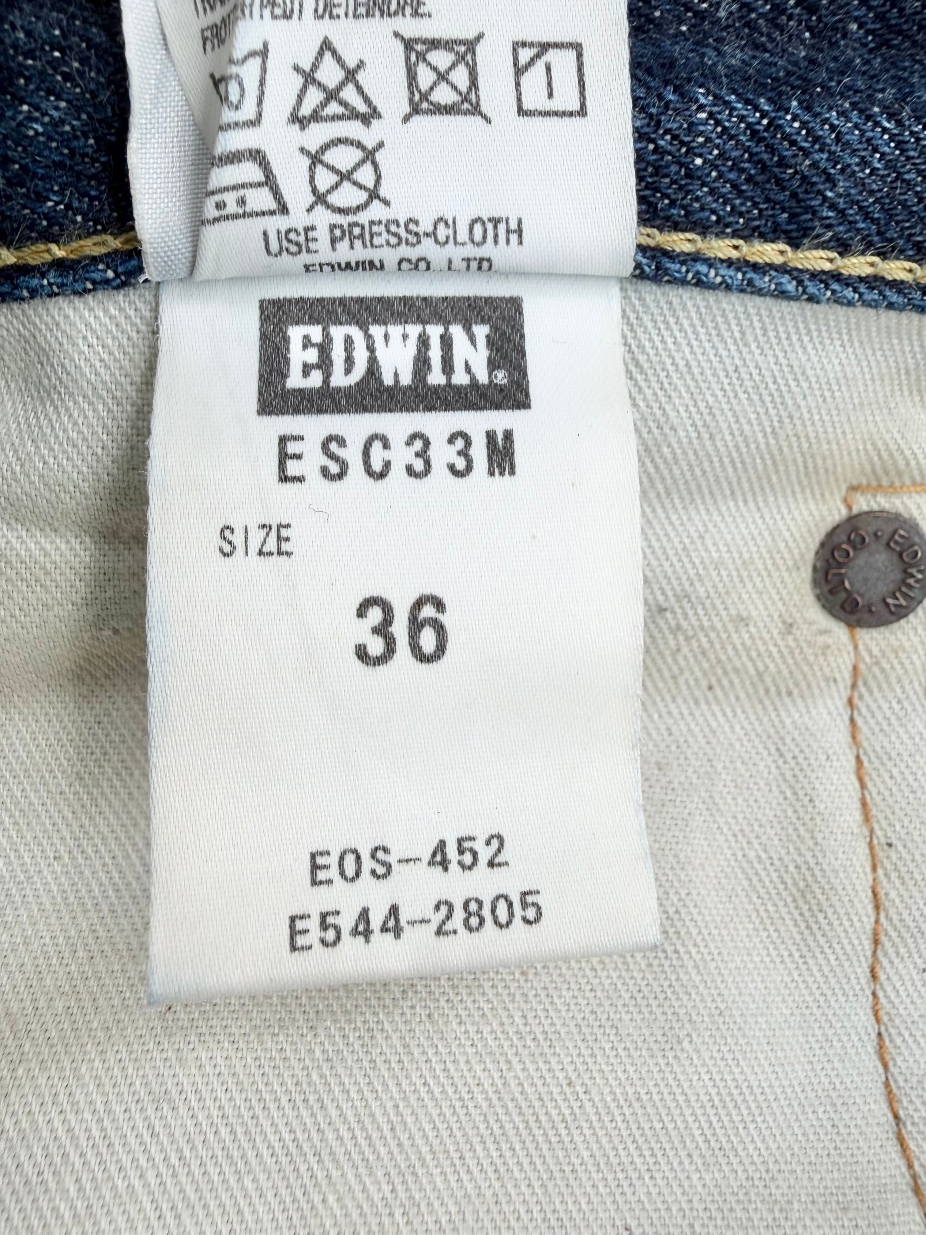 Edwin Dark Blue Denim Jeans - 36