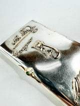 1920s Silver & 9ct Gold Art Deco Cigarette Case