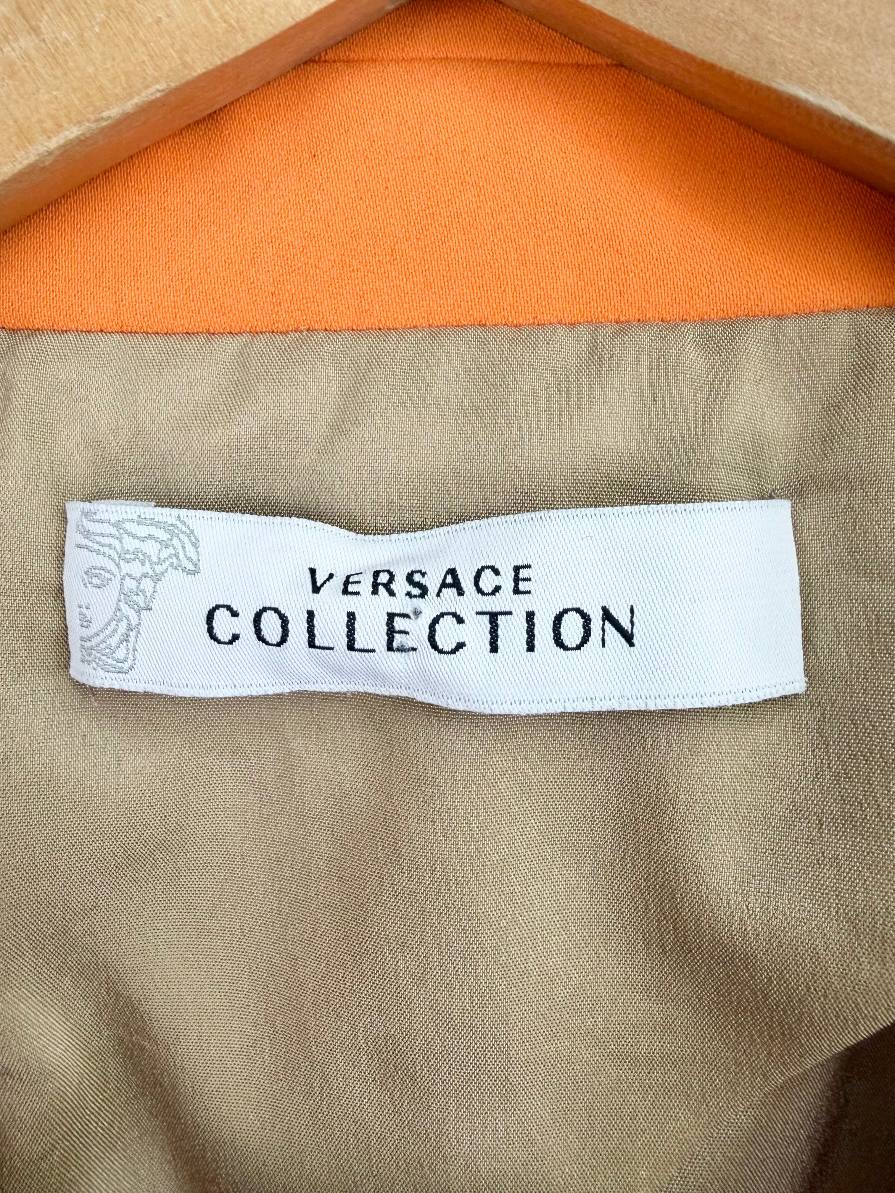 Versace Collection Spring/Summer 2011 Mandarin Ruched Sleeve Blazer - AU12