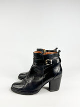 Kurt Geiger 'Sofie' Black Leather Ankle Boots - EU39