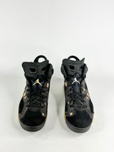 Air Jordan 6 Retro 'Chinese New Year' Black & Gold Sneakers - EU45
