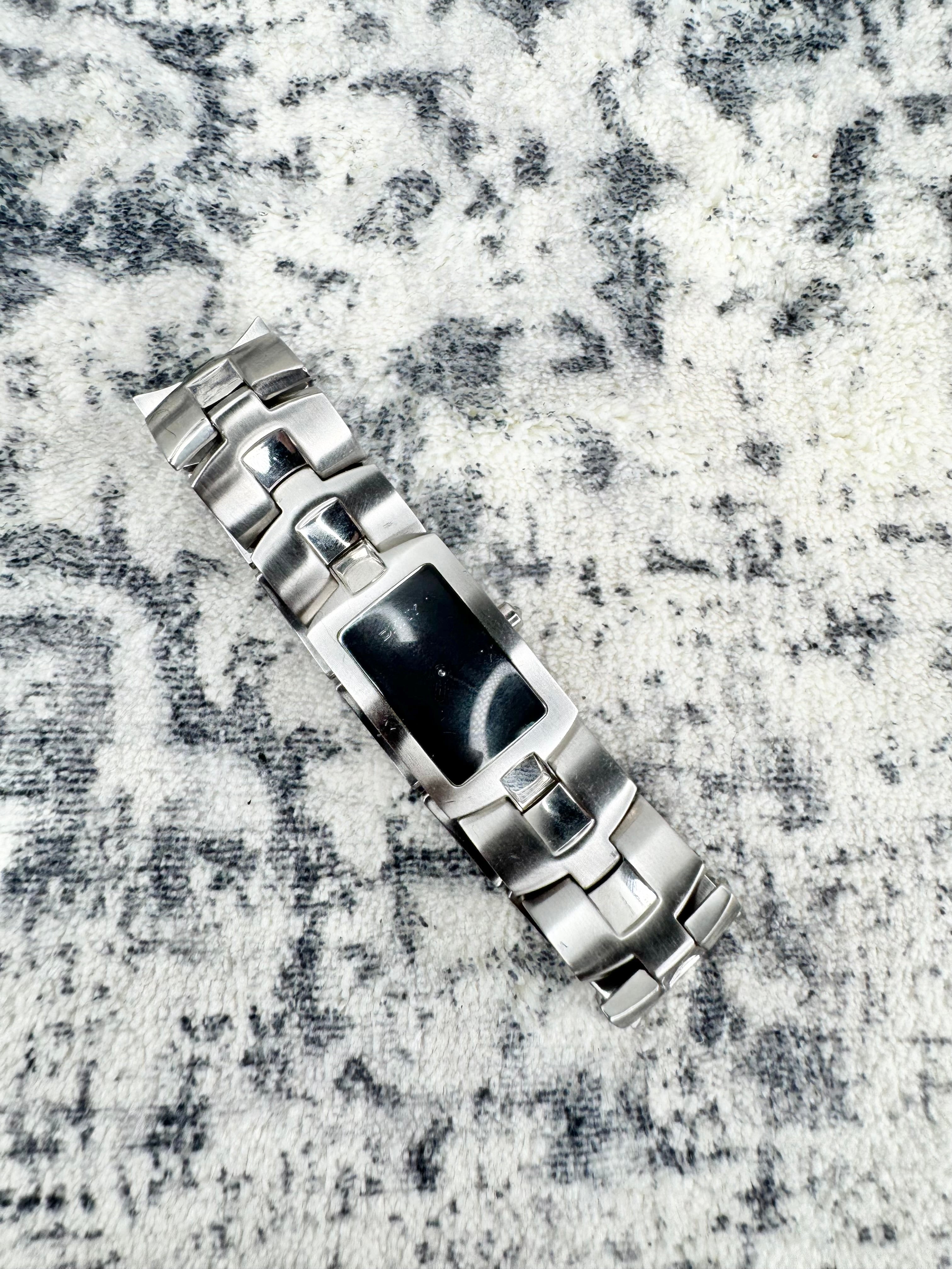 DKNY Black Dial Rectangular Watch