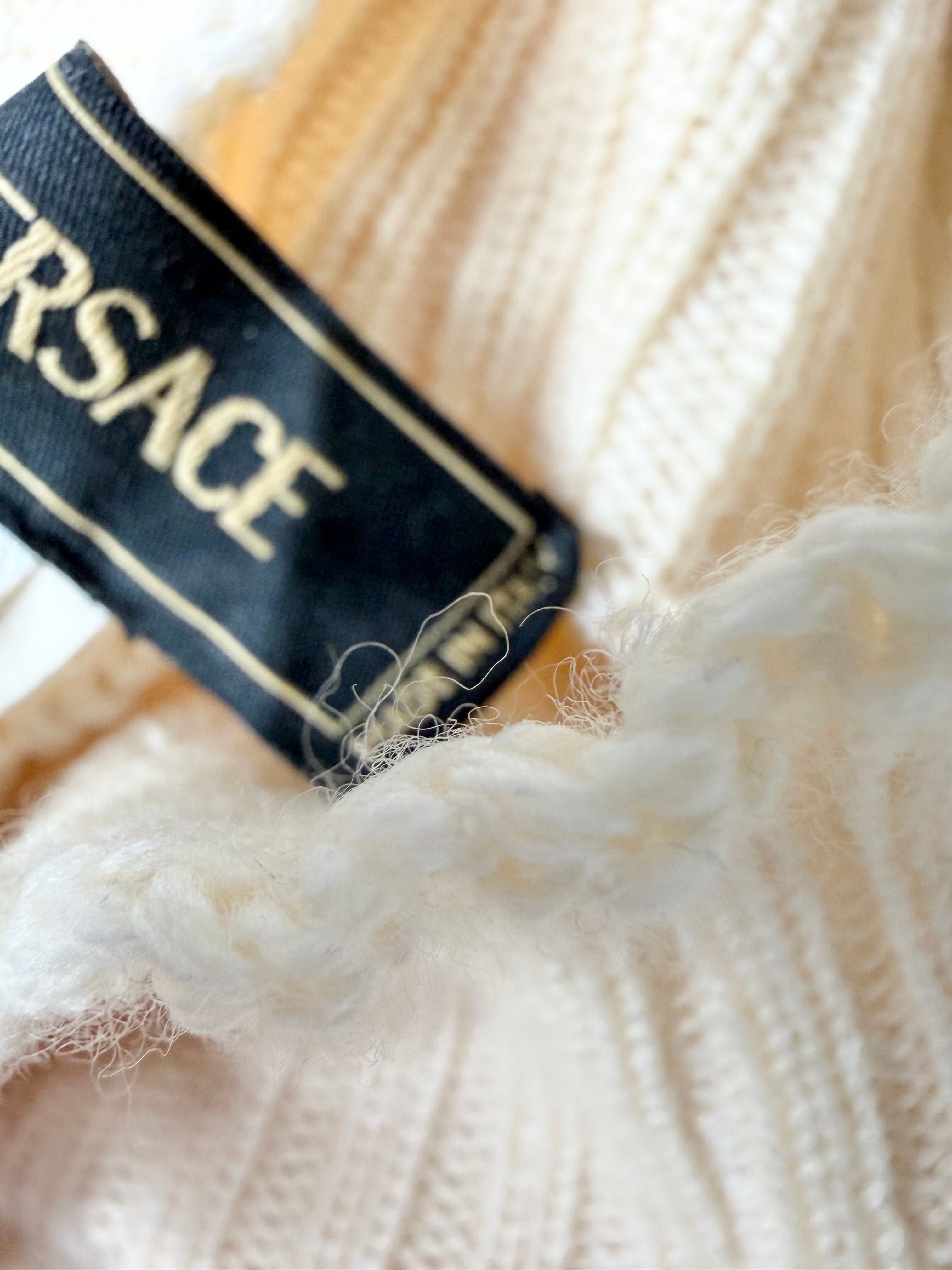 Vintage Versace Cream Knit - AU14