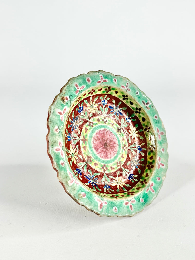 Antique Benjarong Porcelain Bowl