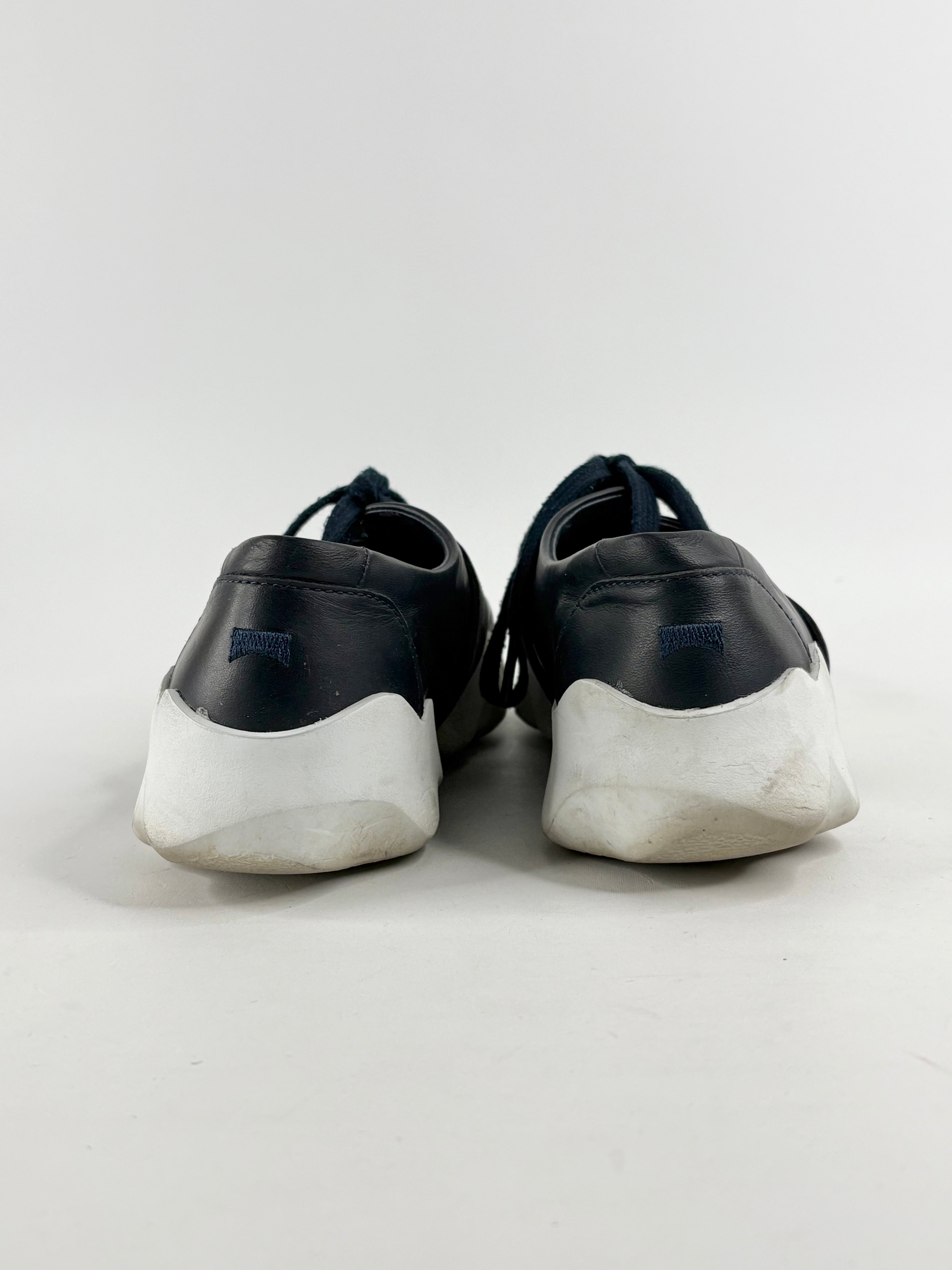 Camper Navy Blue 'Dub' Nubuck Sneakers - EU40