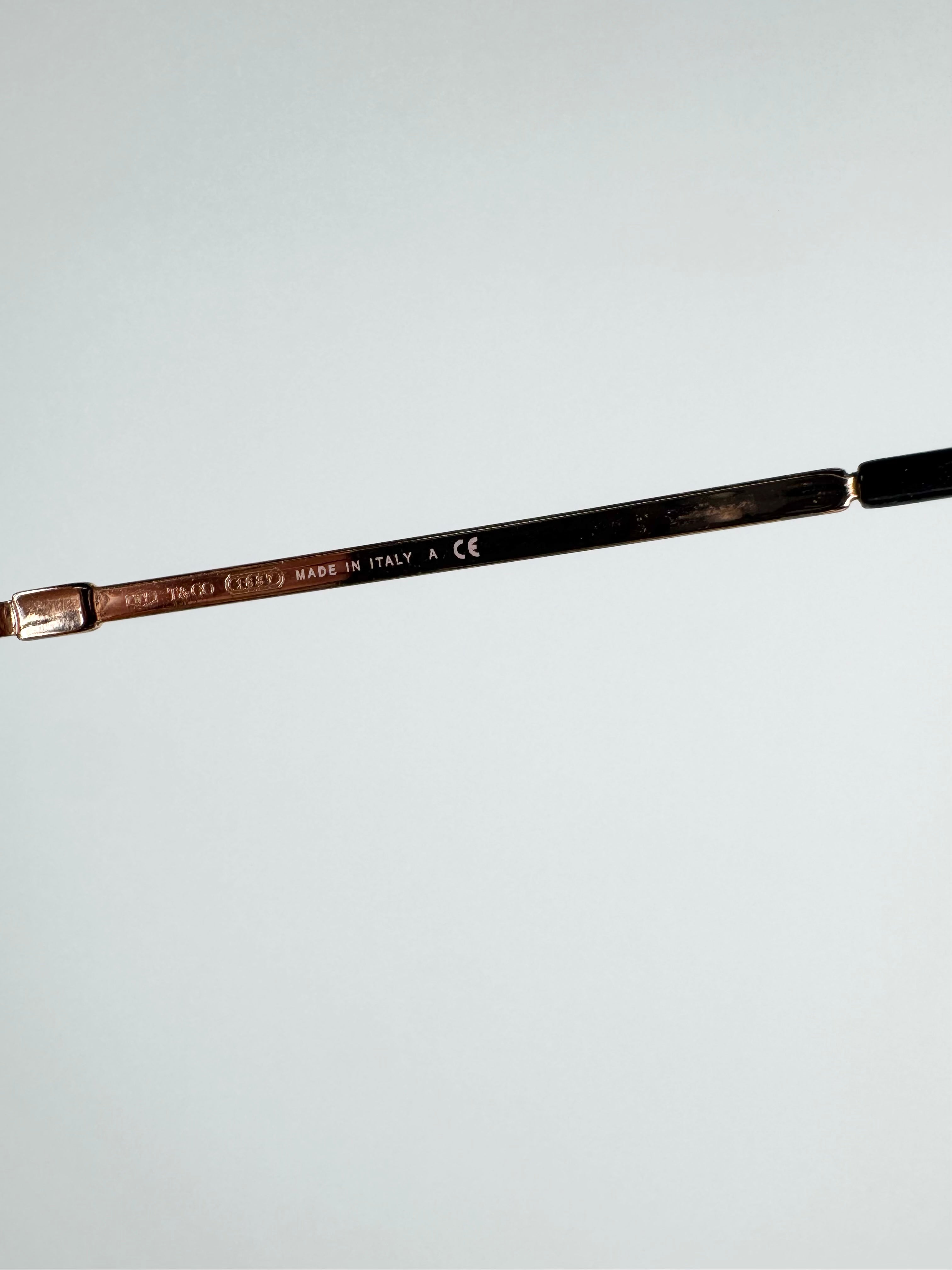 Tiffany & Co. Black & Gold 'TF1127 6122' Cat Eye Glasses