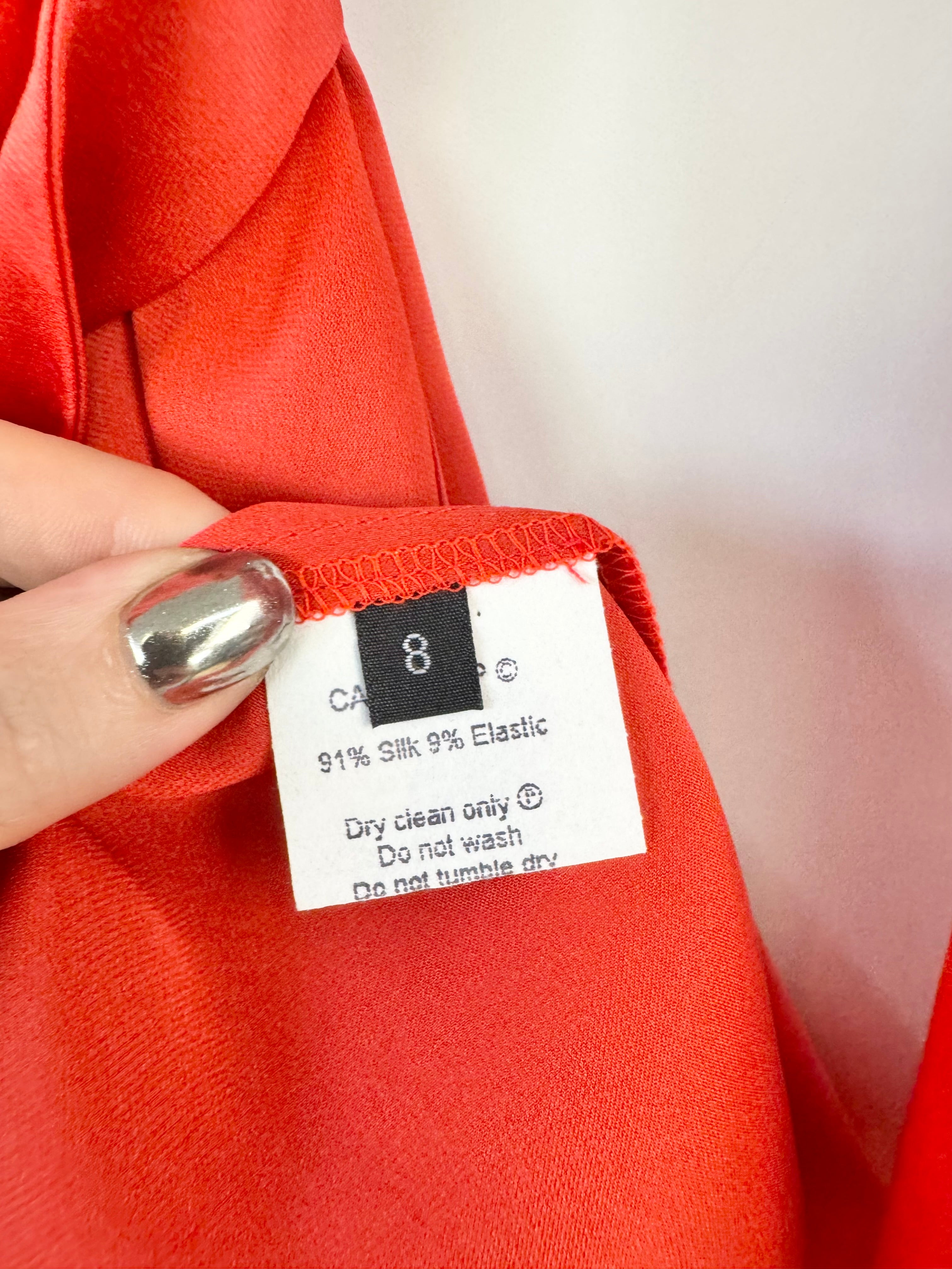 Carl Kapp Persimmon Silk Blend Gown - AU8