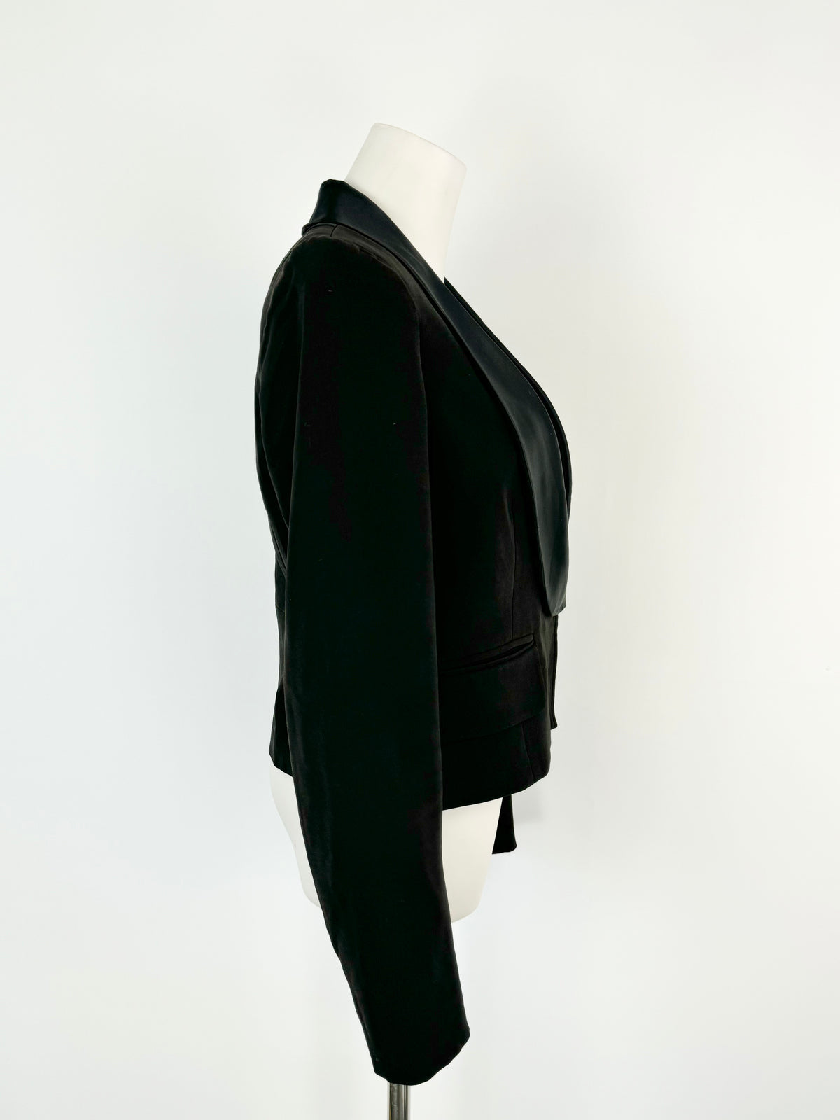 See By Chloe Cropped Black Blazer - AU10