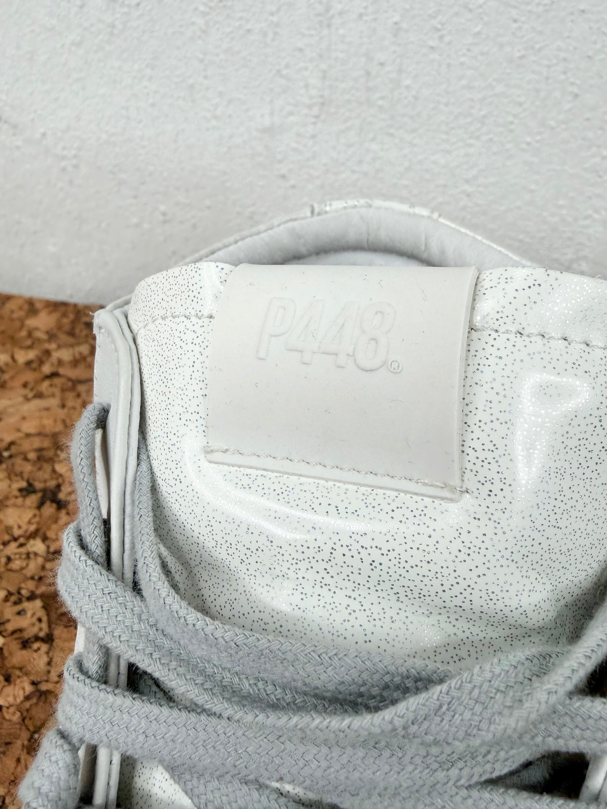 P448 High Top Metallic Sneakers - EU40