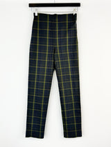 Cable Melbourne 'Bell' Green Tartan Pants NWT - AU6