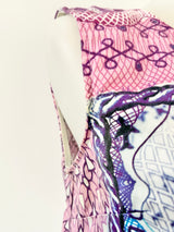 Mary Katrantzou Purple Pattern Dress - AU10