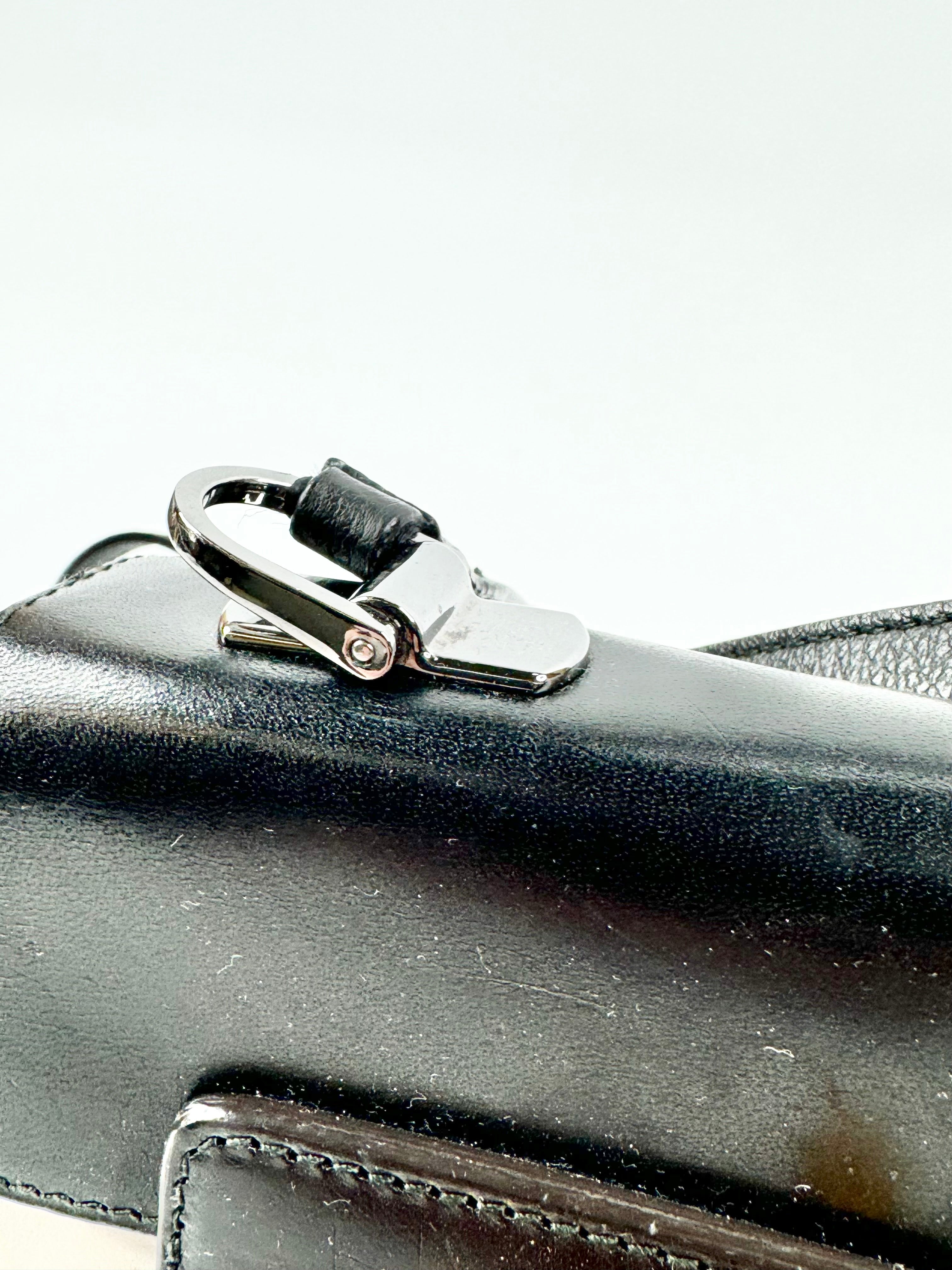 Furla Black & Cream Mini Cross Body Bag