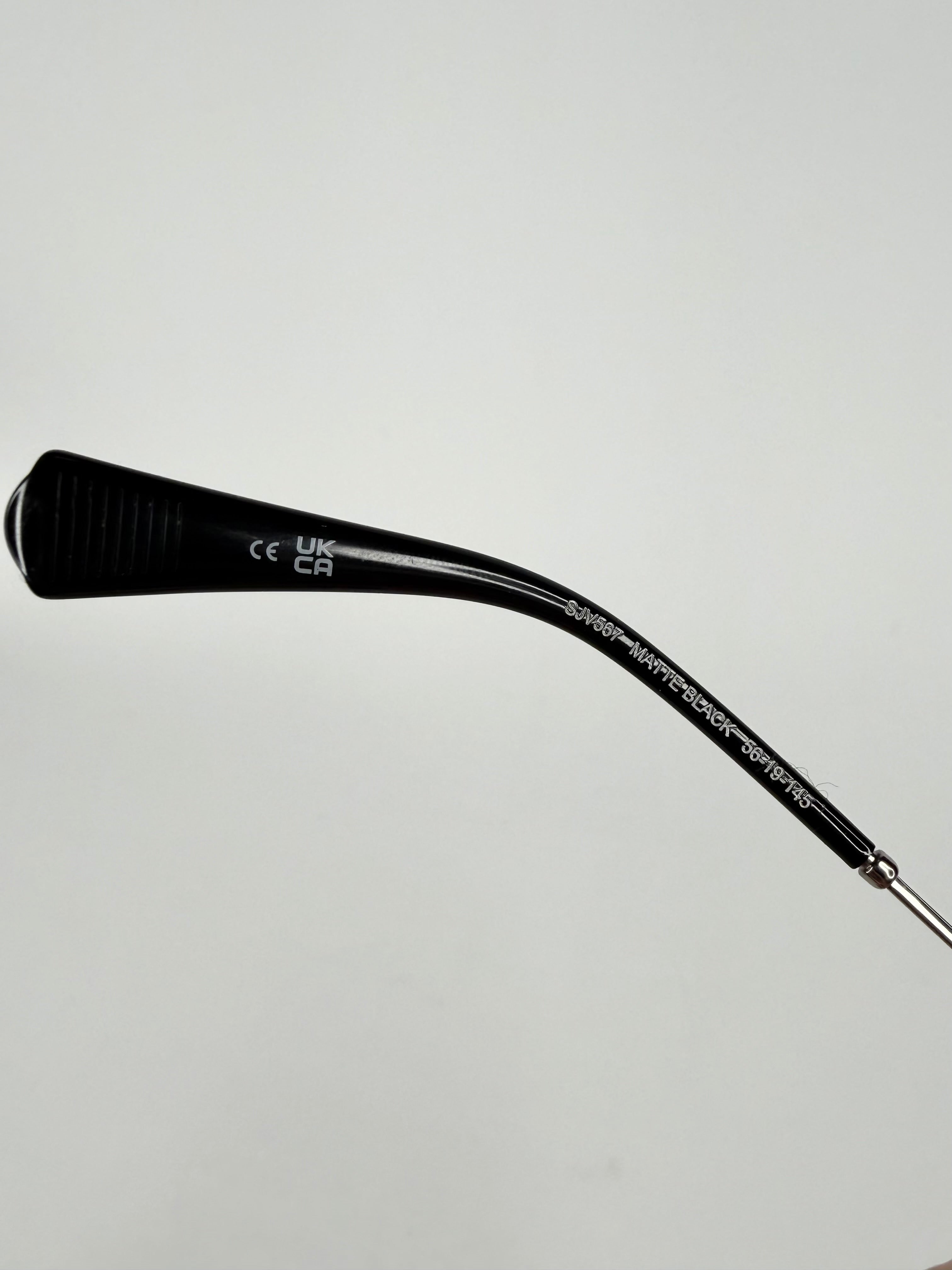 John Varvatos Black Sunglasses