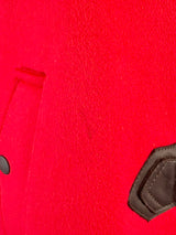 Rag & Bone Scarlet Red Wool Cropped Coat - AU8