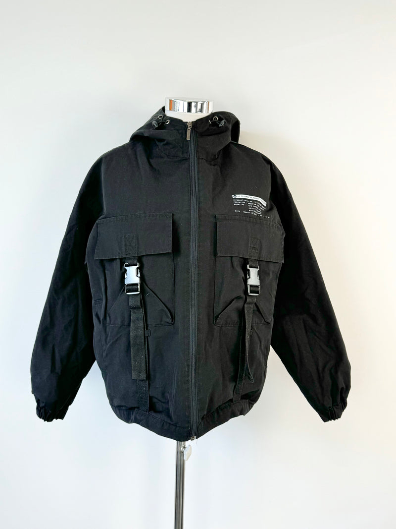 Reborn by HS Creative Apparel Black Quilted Jacket - AU12