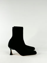 Tony Bianco Black Fly Knit Ankle Boots - EU40