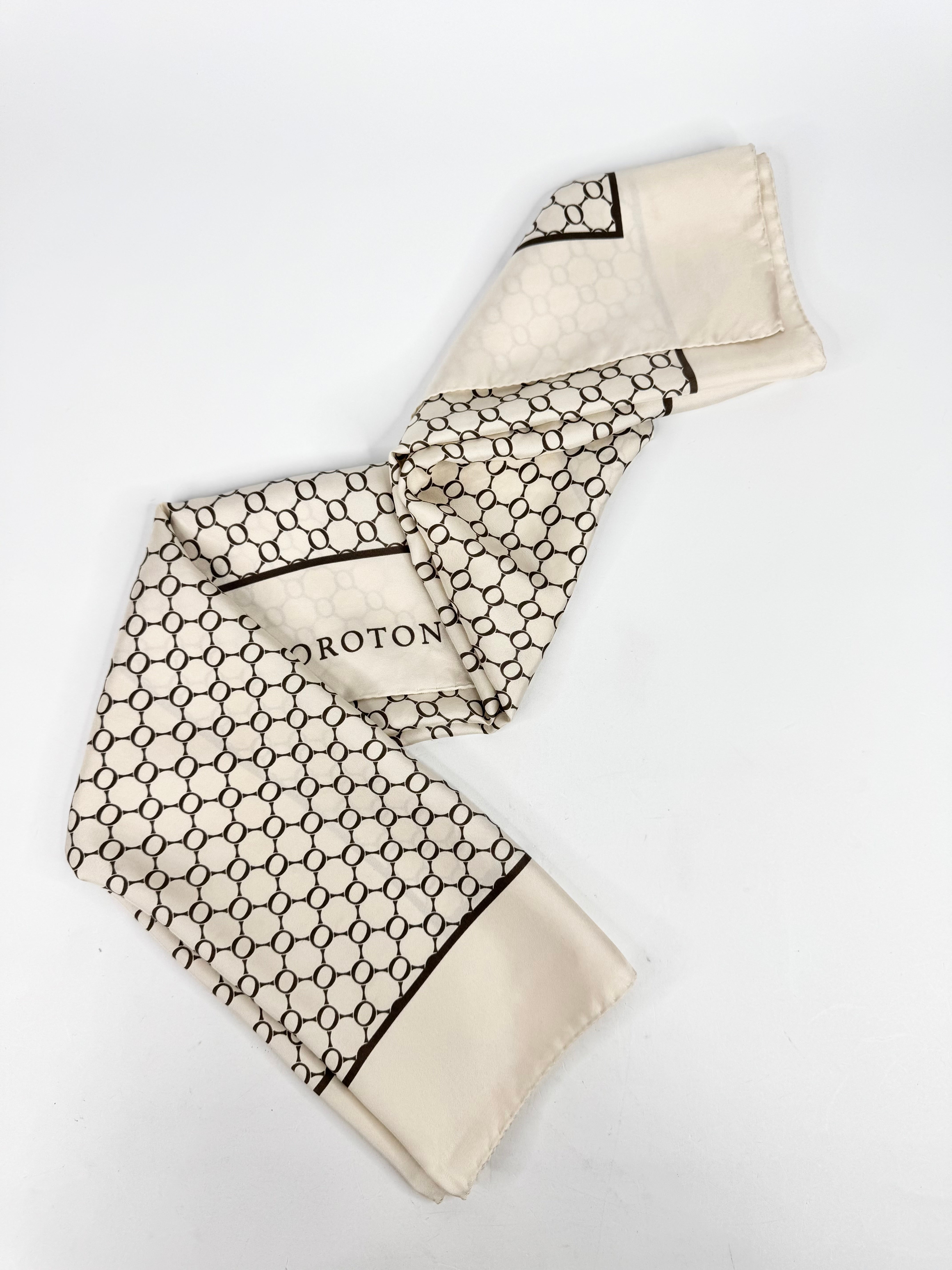 Oroton Monogrammed Print Scarf
