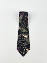 Christian Dior Monsieur Purple & Black Tie