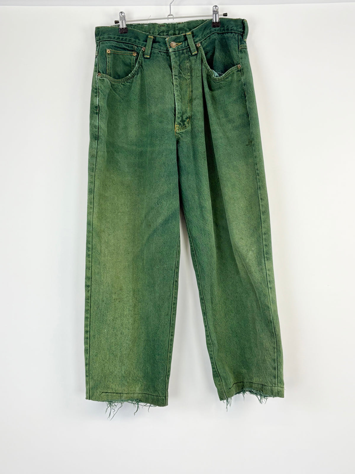 Staggers Y2K Green Denim Jeans - W34