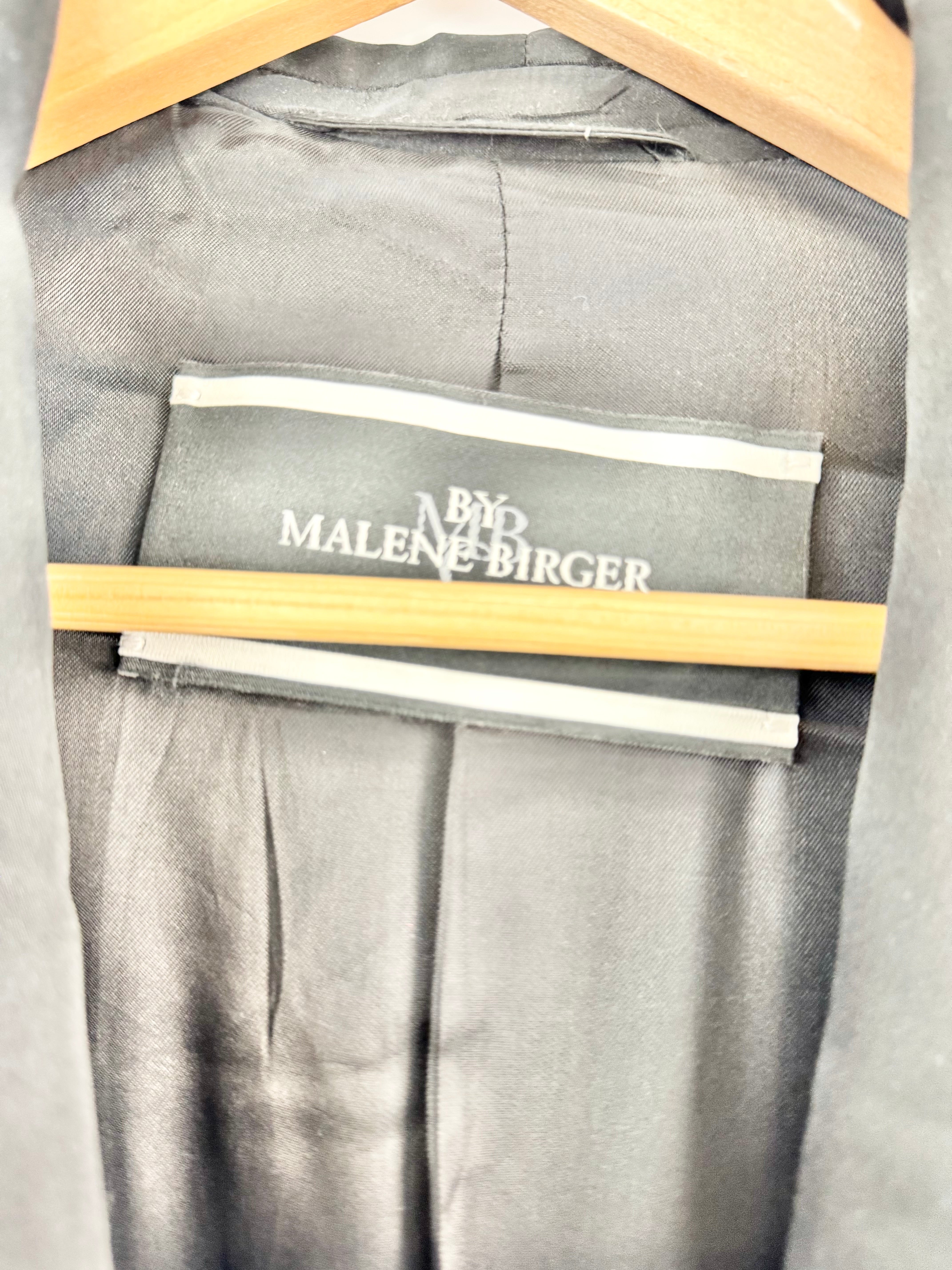 Malene Birger Sleek Black Smoking Jacket - AU8/10