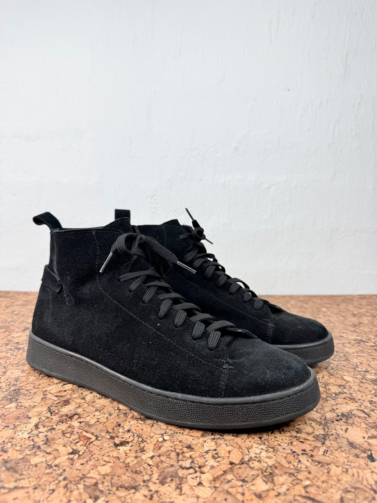 Conflict for Interest Black Suede High Top Lace Ups - EU42