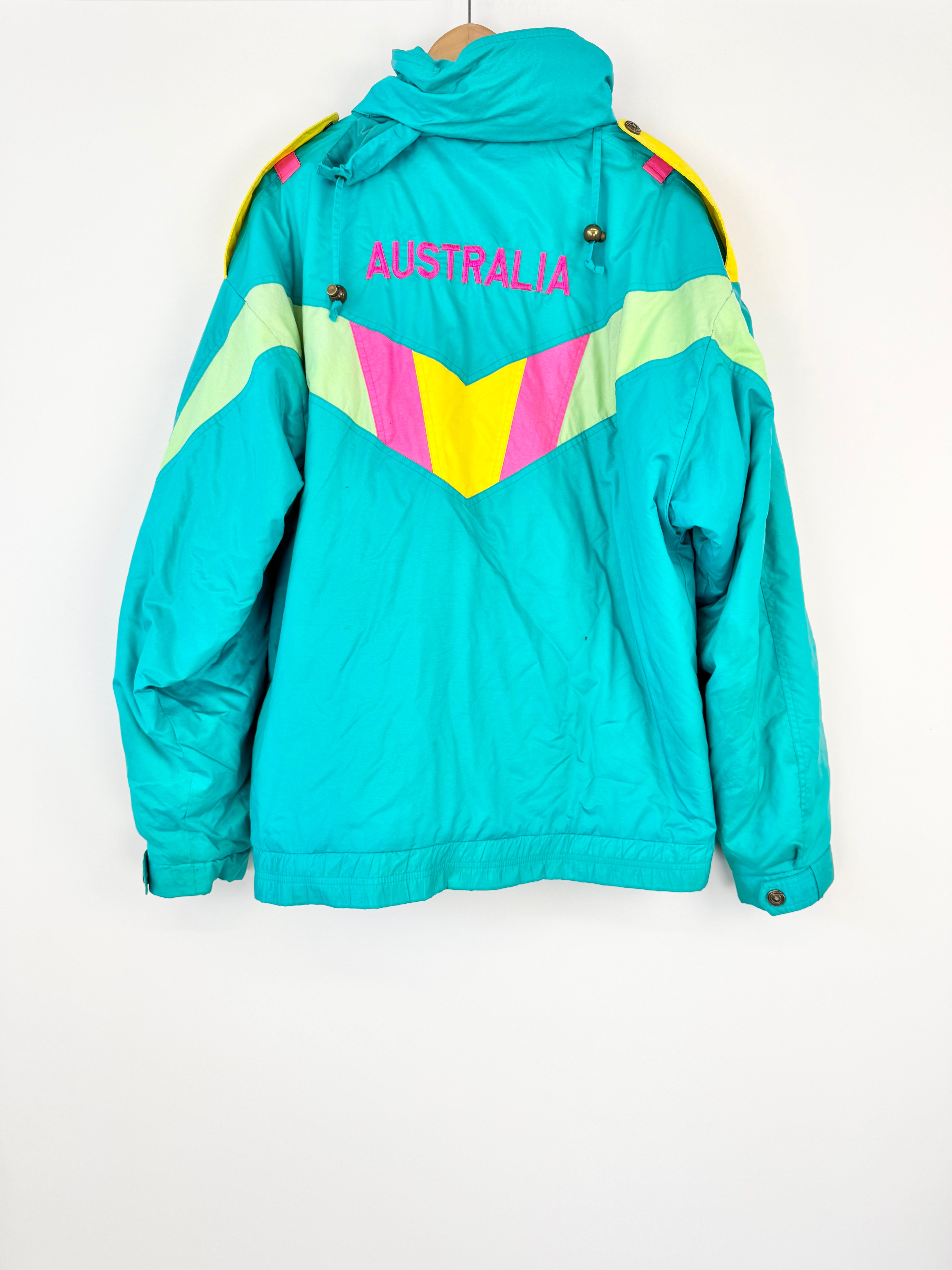 T.O.P.S Australia Climate Control  'Australian Paralympic Federation' Jade Blue Parker - XXL