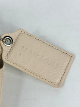 Manzoni Creamy Grained Leather Handbag