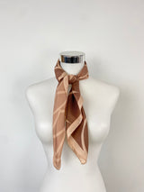 Vintage Dusty Mauve Scaled Scarf