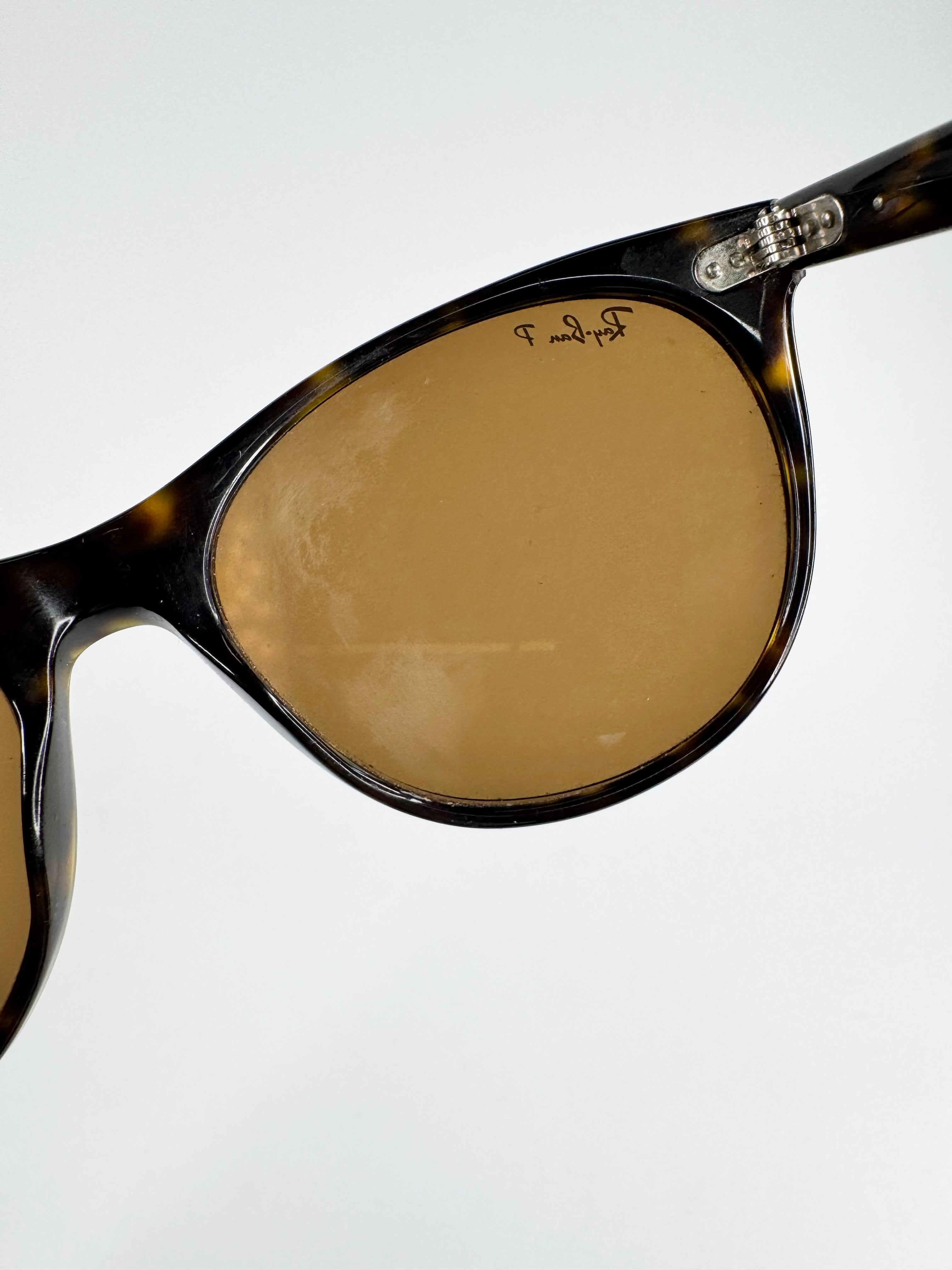 Ray Ban Tortoiseshell on Gold 'Clubmaster' Sunglasses