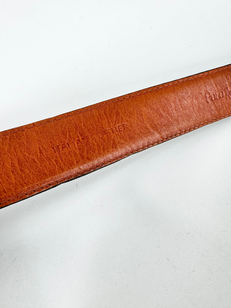 Ralph Lauren Polo Brown Leather Belt