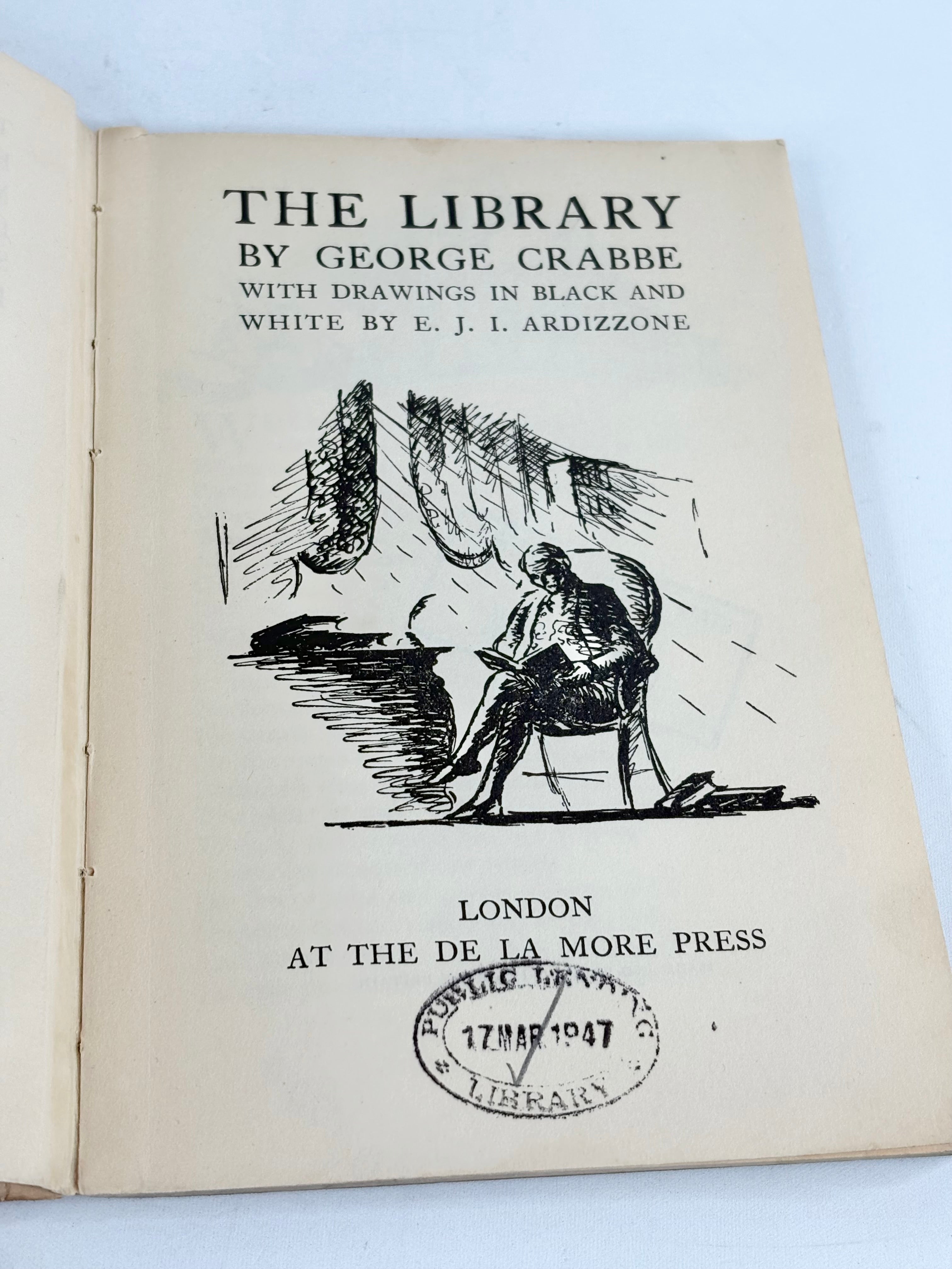 The Library - George Crabbe (1754-1832)