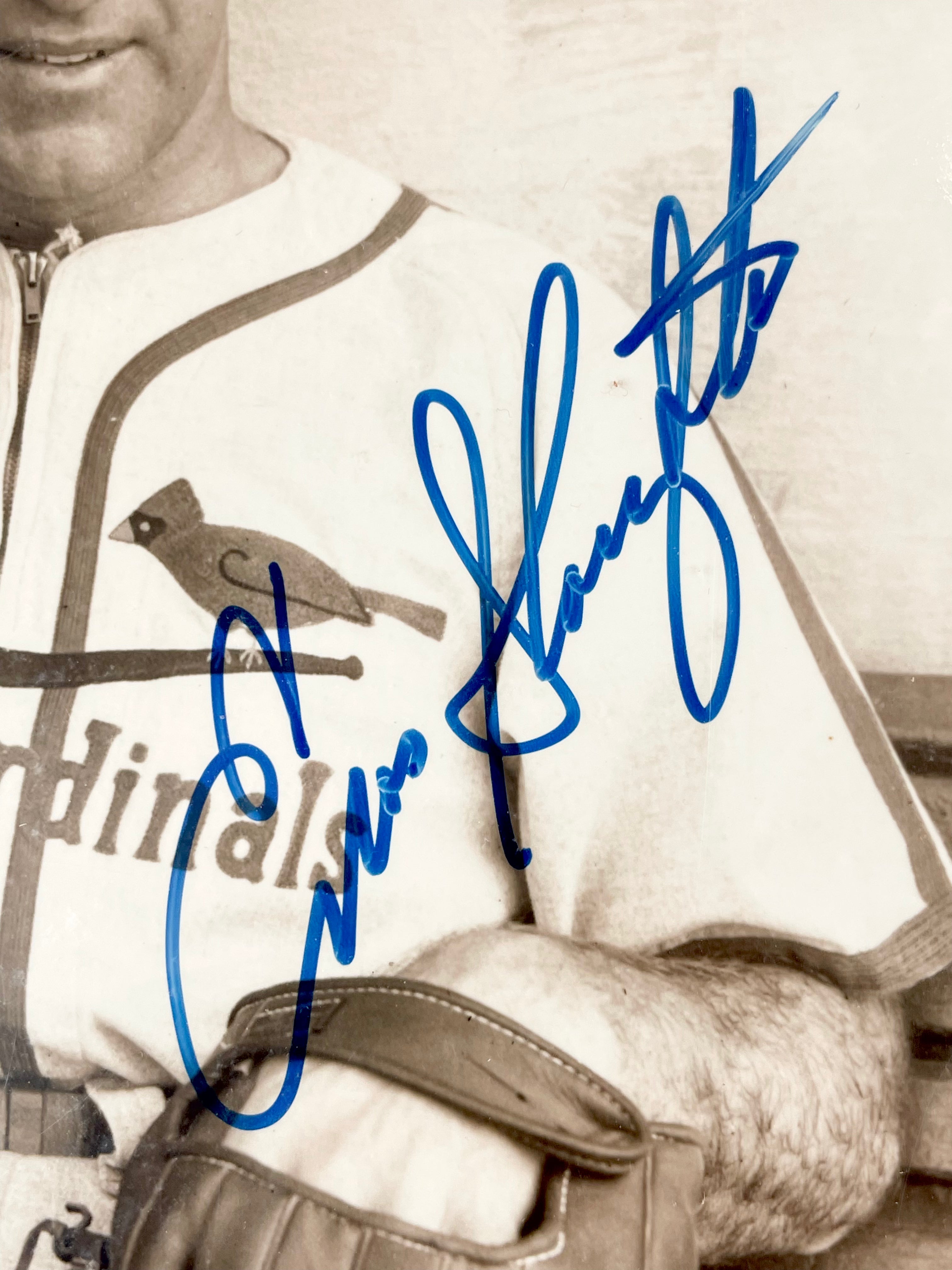 Hand Signed Enos Slaughter 8x10 Print with COA