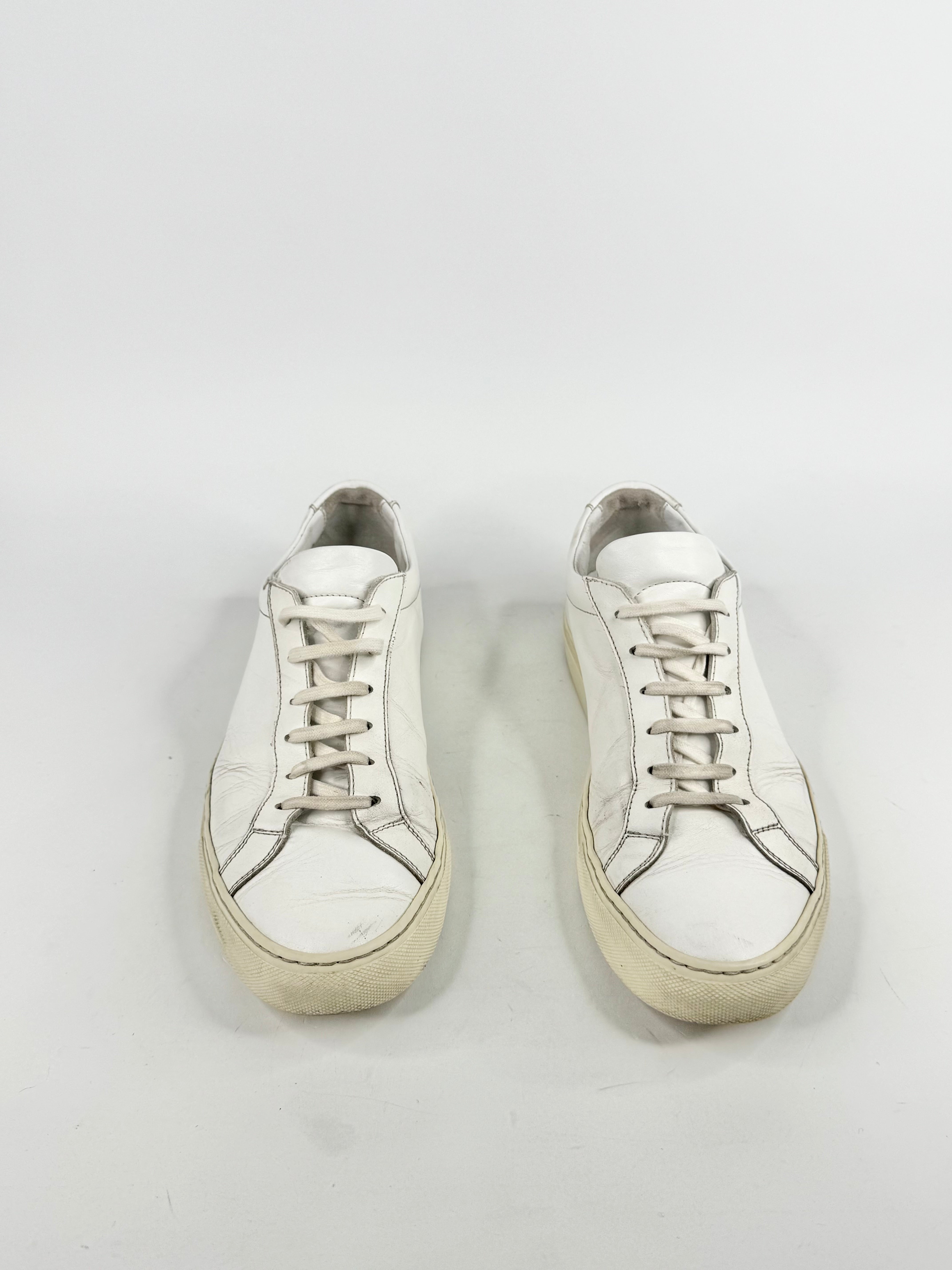 Common Projects White 'Achilles' Sneaker - EU42