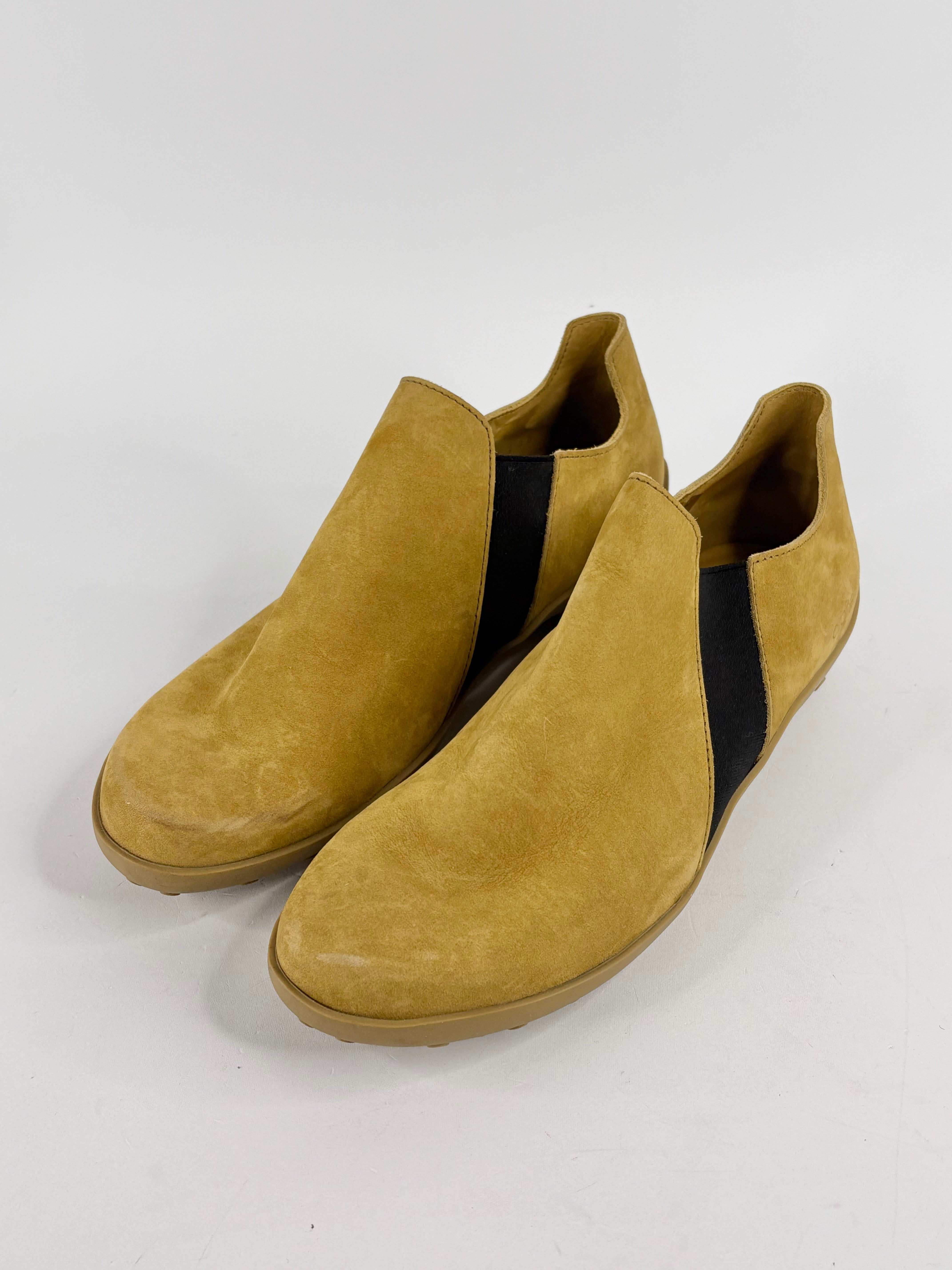Arche Kiwifruit Nubuck Pulman Slip Ons - EU39