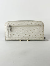 Guess Off-White Stud Texture Wristlet
