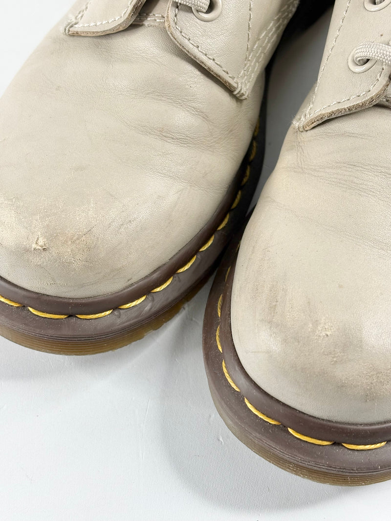 Dr. Martens Dusty Stone Smooth Leather Pascal 8-Eye Boots - EU39