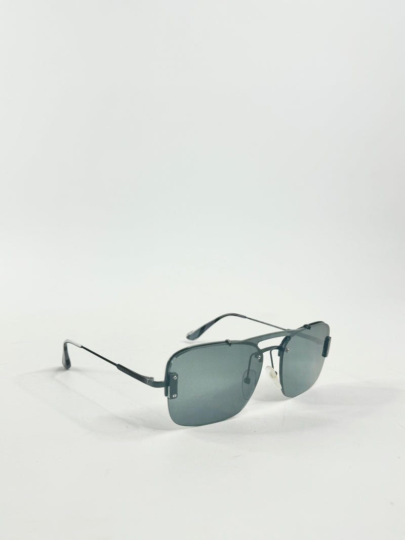 Prada Black Square Lens Sunglasses