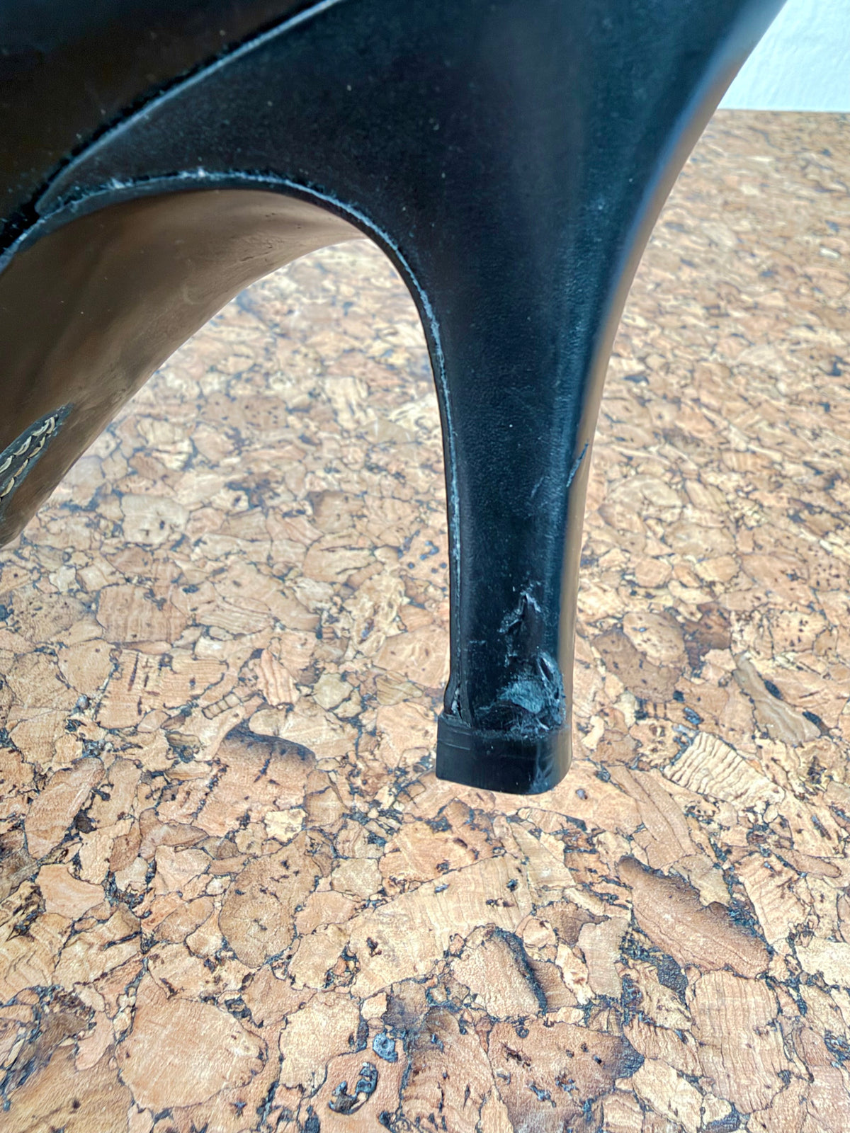Salvatore Ferragamo Smooth Black Leather Pointed Toe Ankle Boots - EU40