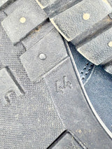 Imac Navy Blue Leather Sneakers - EU44